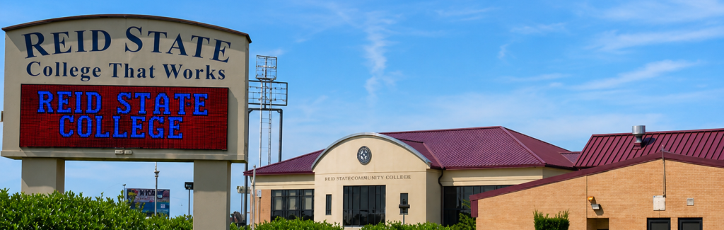 Reid State Community College Entrance