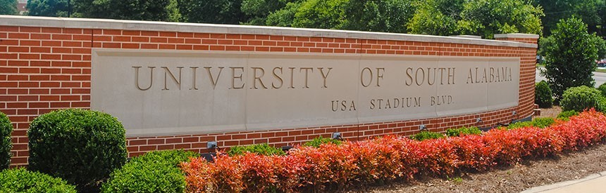 University of South Alabama Entrance